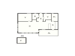 Vakantiehuis Muskö Grondplan 42