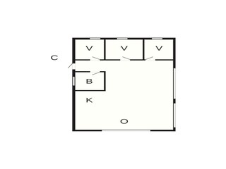 Casa de vacaciones Kelstrup Strand Plano de planta 41