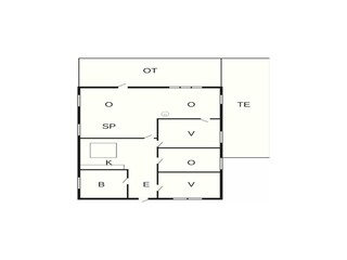 Vakantiehuis Kolind Grondplan 30