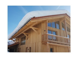 Chalet an der Lofer im Winter