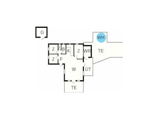 Vakantiehuis Ydby Grondplan 49