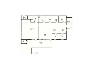 Holiday house Købingsmark Floor Plan 42