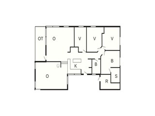 Casa de vacaciones Hou Plano de planta 41