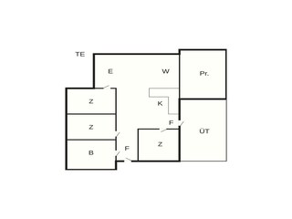 Maison de vacances Humlum Plan d'étage 60
