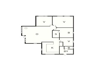 Casa per le vacanze Aså Pianta del piano 39