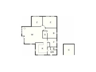Ferienhaus Aså Grundriss 9