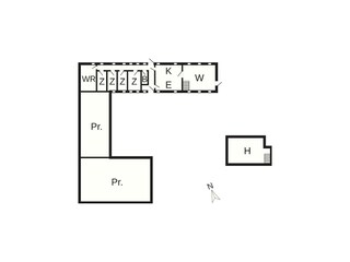 Casa de vacaciones Frøstrup Plano de planta 6