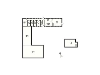 Casa de vacaciones Frøstrup Plano de planta 7