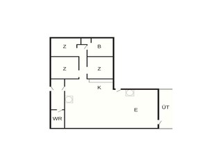 Vakantiehuis Virksund Grondplan 43