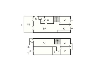 Appartamento Bagenkop Pianta del piano 7