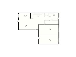 Vakantiehuis Vaeggerløse Grondplan 42