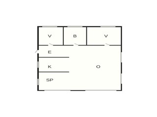 Vakantiehuis Kerteminde Grondplan 49