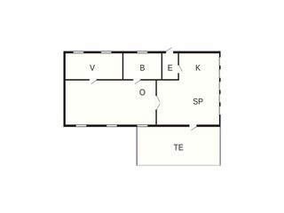 Vakantiehuis Nexø Grondplan 18