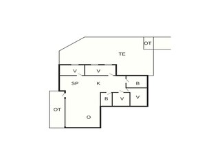 Vakantiehuis Dueodde Grondplan 30