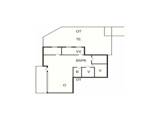 Vakantiehuis Dueodde Grondplan 7