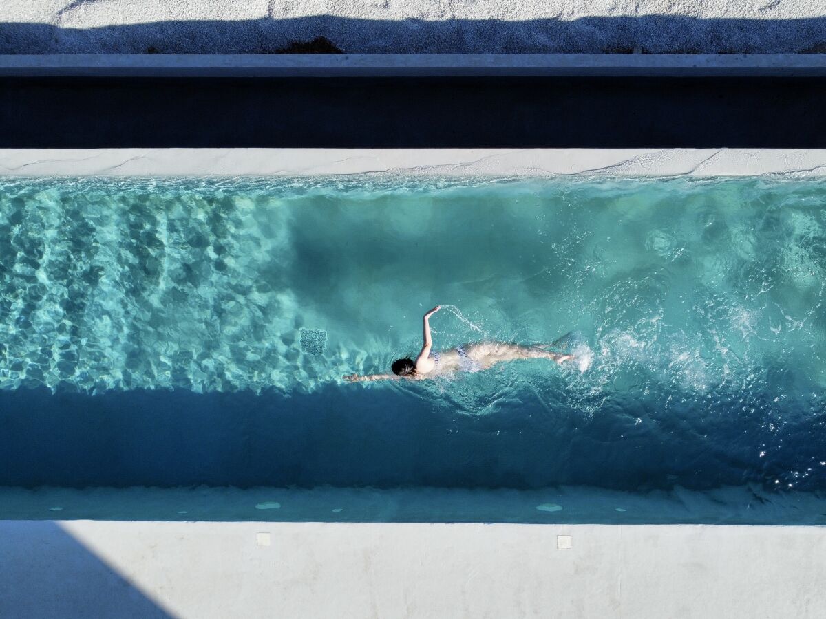 A pool for swimmers