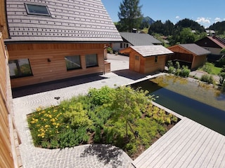 Chalet Tauplitz, Blick vom Balkon