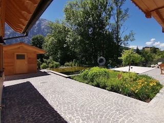 Chalet Tauplitz, Platz vor der Unterkunft