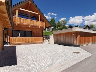 Chalet Tauplitz, Garage bei der Unterkunft