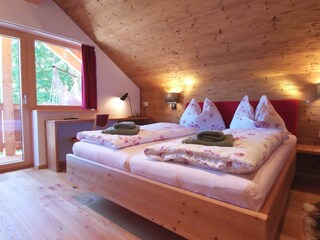 Schlafzimmer im Top 1, Chalet Tauplitz