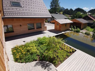 Chalet Tauplitz, Blick vom Balkon