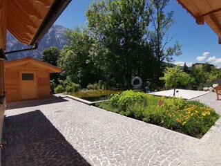 Chalet Tauplitz, Platz vor der Unterkunft
