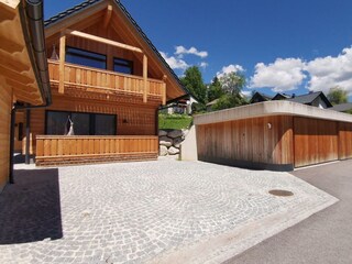 Chalet Tauplitz, Garage bei der Unterkunft