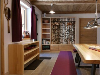 Gemeinschaftsraum mit Garderobe, Chalet Tauplitz