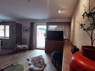 Wohnraum mit TV im Top 1, Chalet Tauplitz