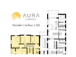 VILLA64 OG - gelb schraffiert