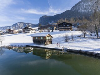 Pension Ticklhof am See in Thiersee Winter Ansicht