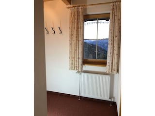 Blick aus dem Korridorfenster