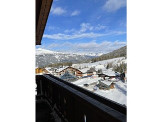 Blick vom Balkon