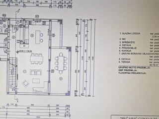 Villa Vrbnik Plan d'étage 41