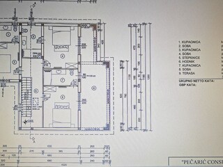 Villa Vrbnik Plan d'étage 42