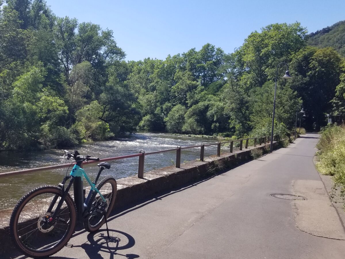 Radeln auf dem Nahe- Radweg