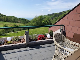 Weitblick vom Balkon