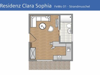 Ferienwohnung Binz Grundriss 12