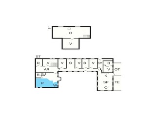 Maison de vacances Troldhede Plan d'étage 43