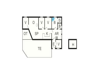 Casa de vacaciones Skaven Strand Plano de planta 8