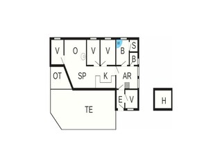 Ferienhaus Skaven Strand Grundriss 47