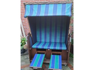 gemütlicher Strandkorb