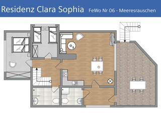 Ferienwohnung Binz Grundriss 21