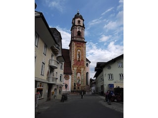 Blick zur Kirche