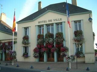 Town Hall at La-Haye-Du-Puits