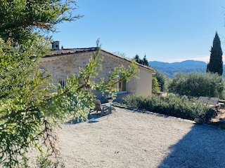 Blick auf's Cottage von Norden