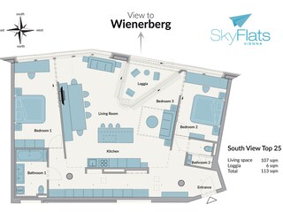 Appartamento Hernals Pianta del piano 19