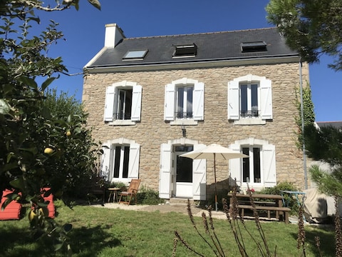 Villa 634-Schönes bretonisches Haus-Meerblick- 300m vom Strand entfernt