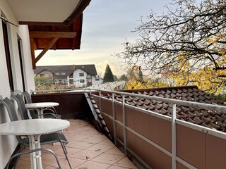 Balkon in Richtung See