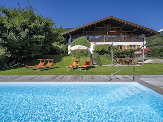 Unser 4 x 10m Schwimmbad auf Salzwasserbasis